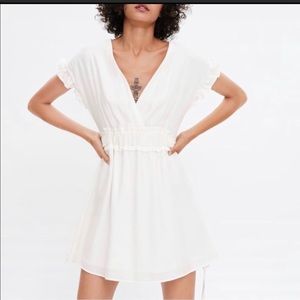 Zara Dress with Ruffle Sleeves size L